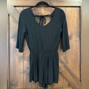 Flowy black romper